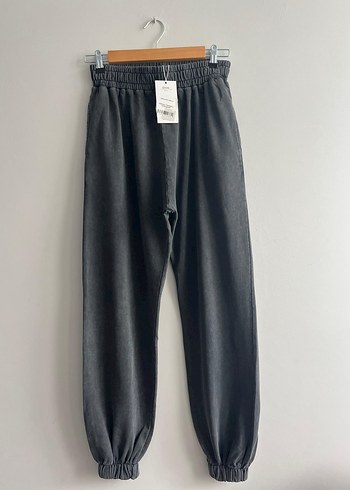 Siyah Denim Görünümlü Pamuklu Takım - Görsel 5