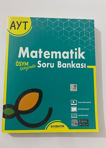 Endemik yayınları Ayt Matematik soru bankası