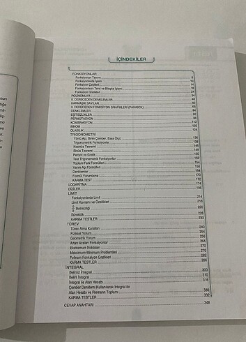 Beden Endemik yayınları Ayt Matematik soru bankası
