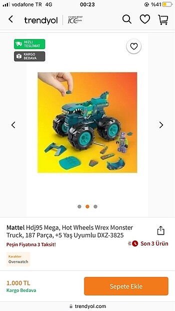 Sıfır orjinal hot wheels - Görsel 3