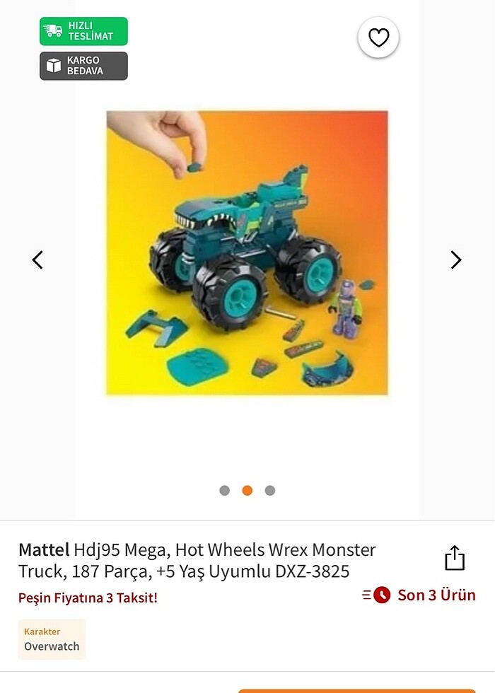 Sıfır orjinal hot wheels - Görsel 3