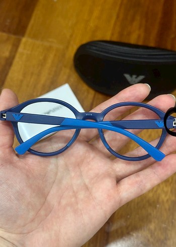 Emporio Armani Kadın Lacivert Gözlük - Görsel 9