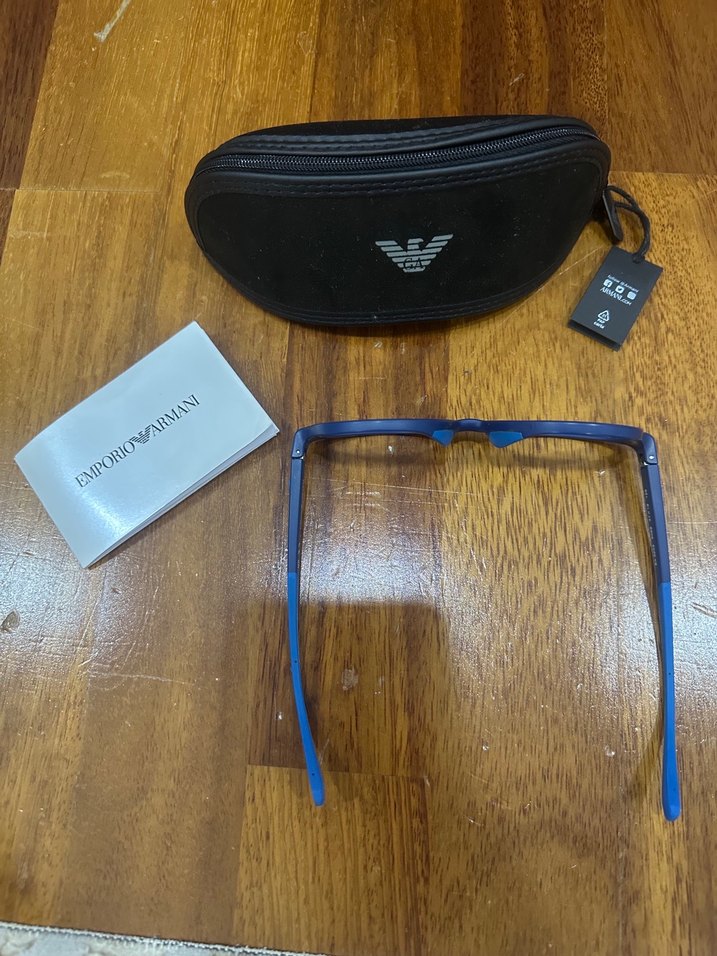 Emporio Armani Kadın Lacivert Gözlük - Görsel 4