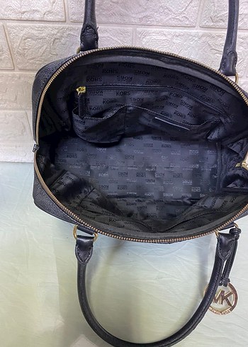 Siyah Deri Kadın İş Çantası - Görsel 5