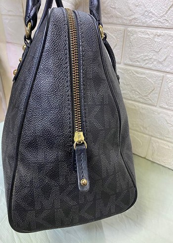 Siyah Deri Kadın İş Çantası - Görsel 7