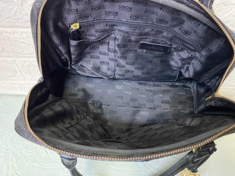 Siyah Deri Kadın İş Çantası - Görsel 2