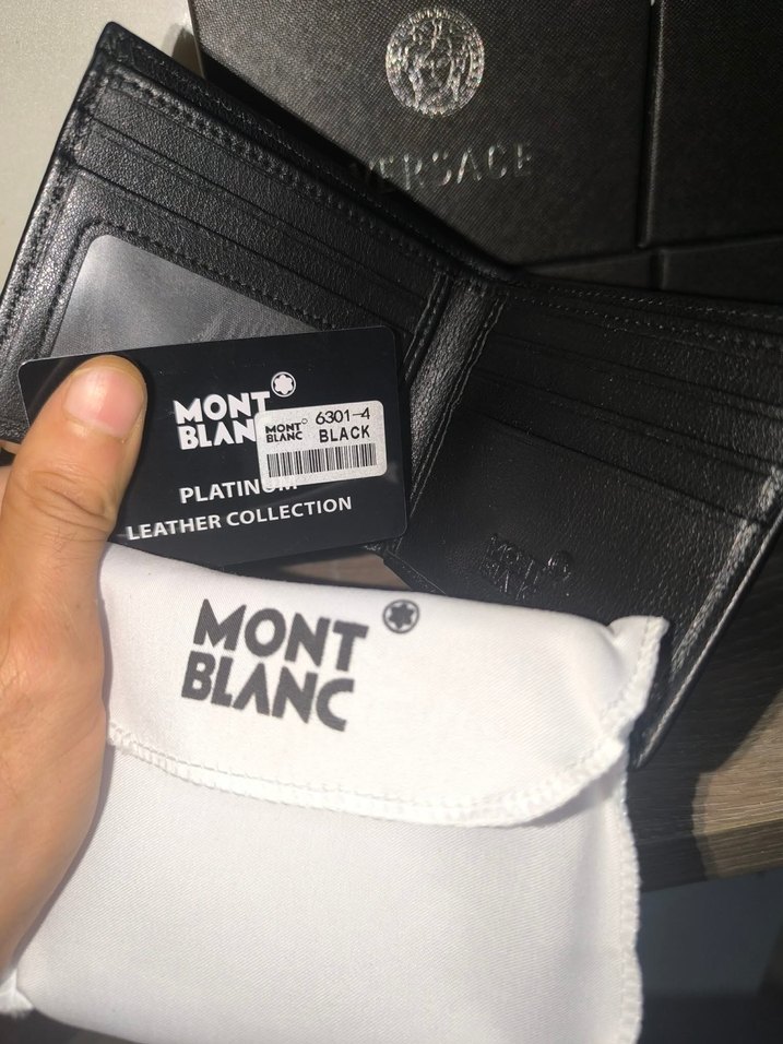 Orijinal Montblanc Siyah Erkek Cüzdanı — görsel 3/5