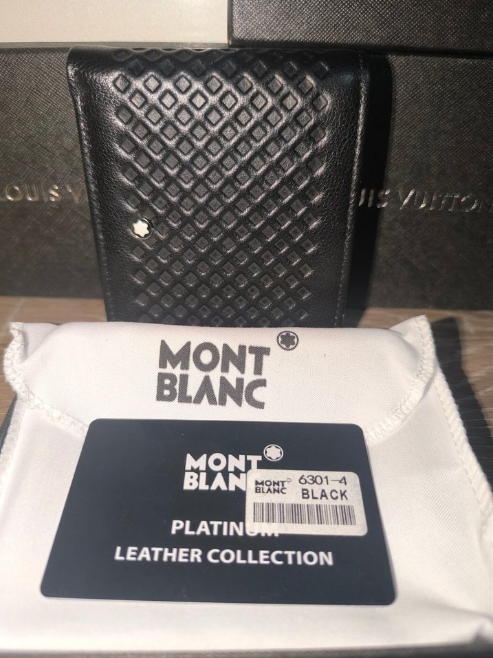 Orijinal Montblanc Siyah Erkek Cüzdanı — görsel 2/5