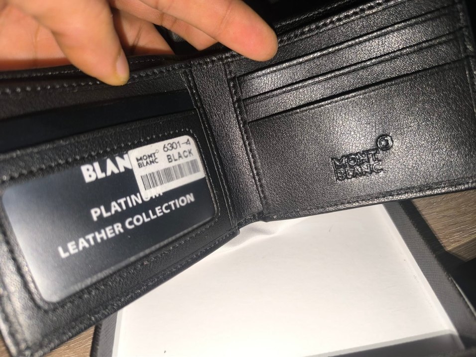 Orijinal Montblanc Siyah Erkek Cüzdanı — görsel 4/5