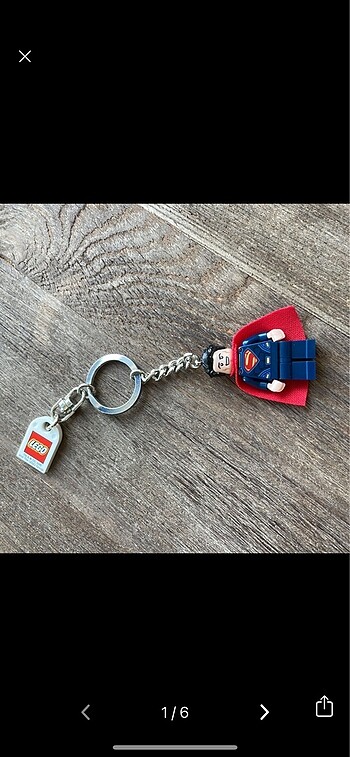 Superman lego anahtarlik
