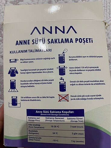 Süt saklama poşeti - Görsel 2