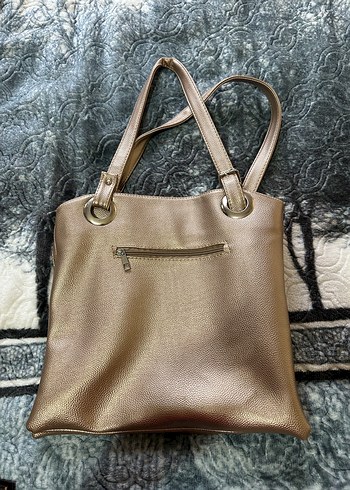 Kahverengi Kadın Deri Çanta - Görsel 3