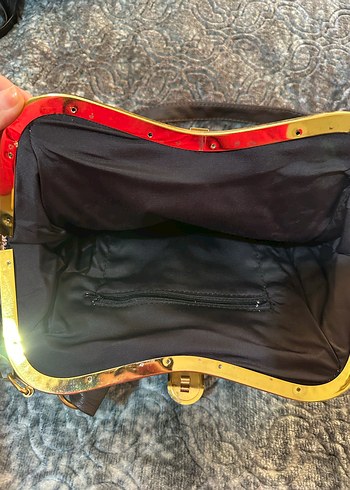 Kahverengi Deri Bohem Kadın Çanta - Görsel 5