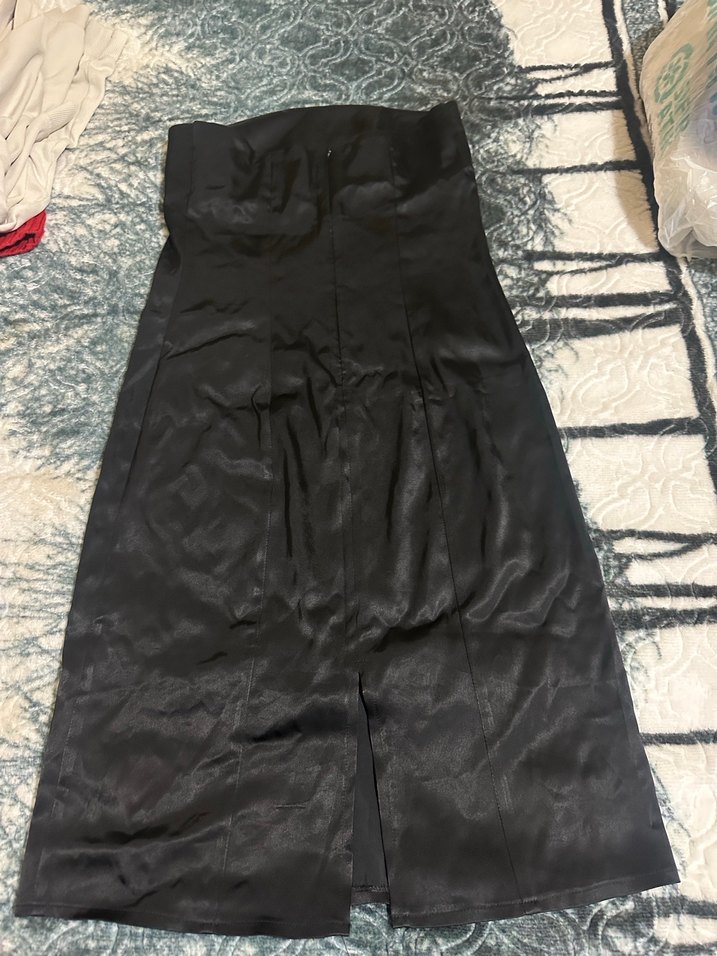 Saten elbise - Görsel 5