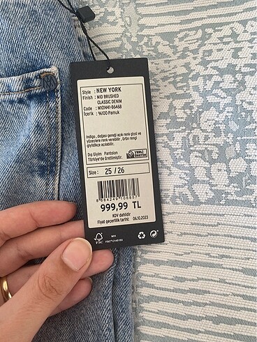 Mavi Jeans Jeans yüksek bel düz kesim