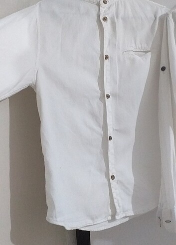 10 Yaş Beden beyaz Renk Zara gömlek 