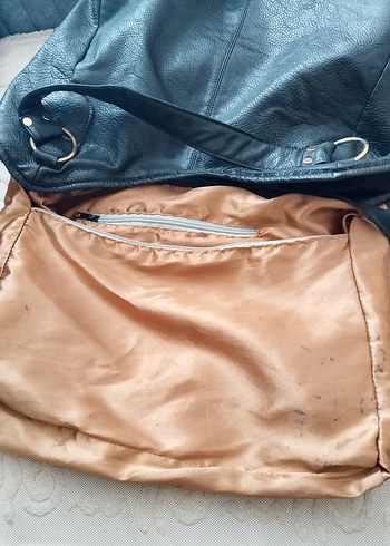 Siyah Yılan Desenli hakiki Deri Kadın Çanta - Görsel 4