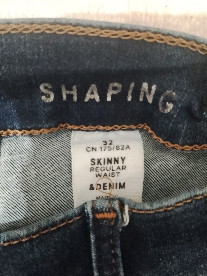 unisex Lacivert Regular Fit Kot Pantolon - Görsel 5