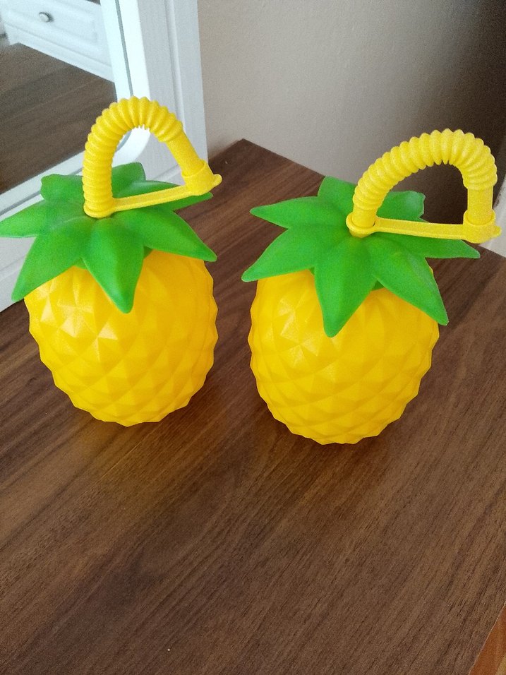 Çocuk Ananas Şekilli Su Kabı - Görsel 2
