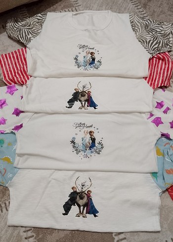 Beyaz Baskılı Çocuk tişört - Görsel 2