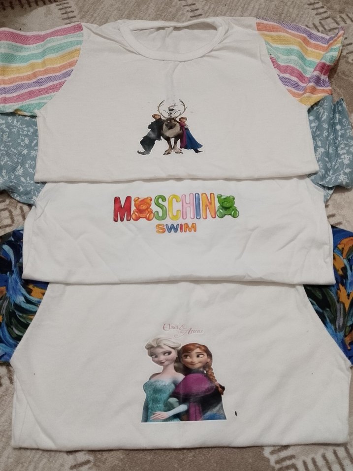 Beyaz Baskılı Çocuk tişört - Görsel 3