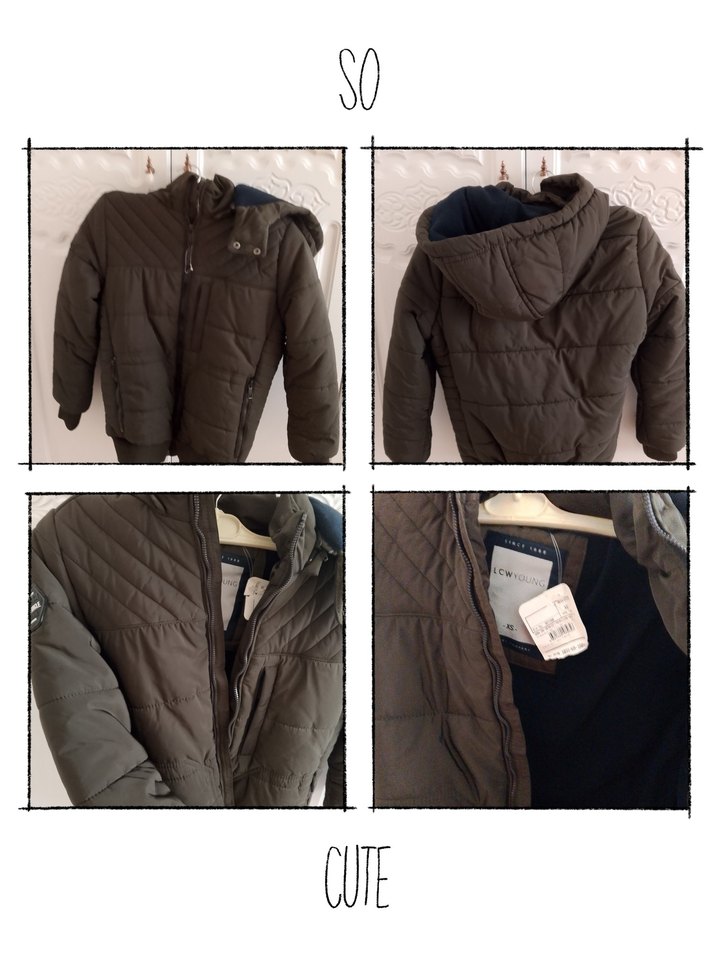 haki Fermuarlı Erkek Çocuk Mont - Görsel 3