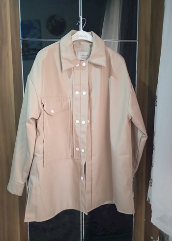 Diğer Oversize Krem Uzun Kollu Gomlek