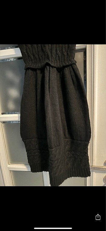 Stefanel Stefanel Siyah Yün Elbise