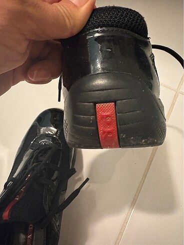 37 Beden siyah Renk Prada Americas Cup Sneakers