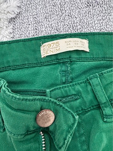 xs Beden yeşil Renk Zara yeşil Pantolon