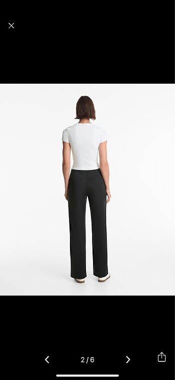 xs Beden Oysho Siyah Neopren Pantolon