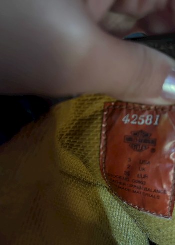 35 Beden kahverengi Renk Orijinal Harley Davidson
