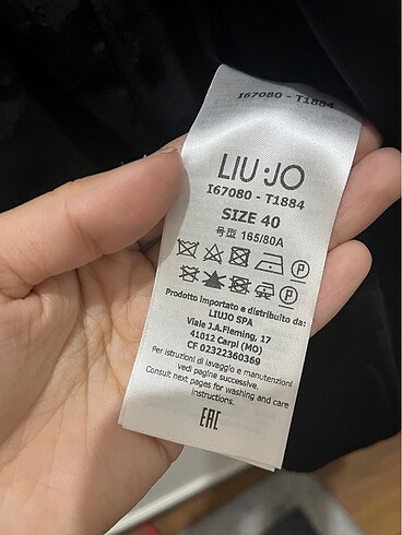 l Beden Liu Jo Ceket