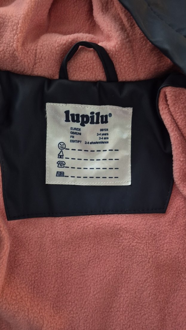 Kız Çocuk Gri Fermuarlı Kapüşonlu Yağmurluk - Görsel 3