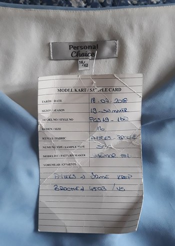 Güpür Mavi hot couture abiye elbise - Görsel 8