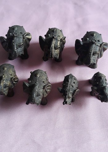 Uzak doğudan Fil Figürleri Seti - Görsel 3