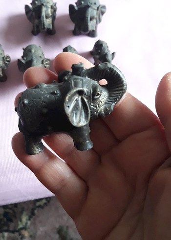 Uzak doğudan Fil Figürleri Seti - Görsel 4