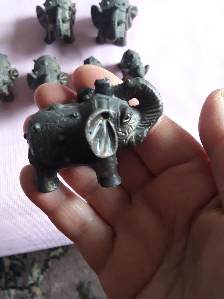 Uzak doğudan Fil Figürleri Seti - Görsel 4