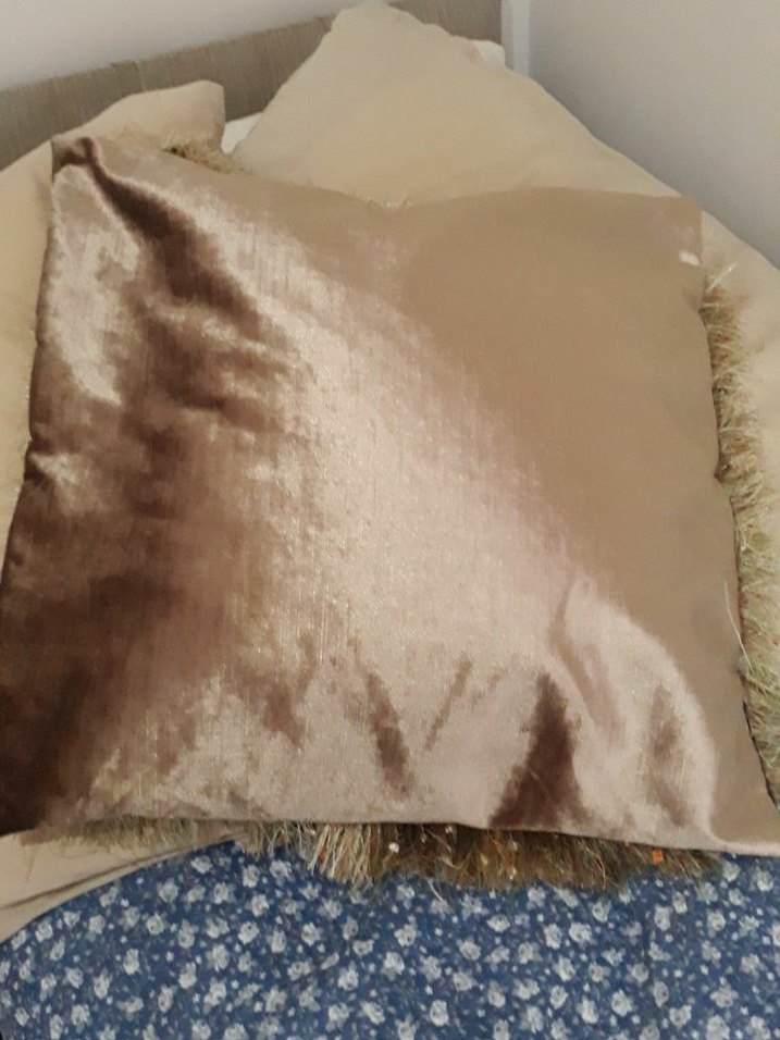 Nakışlı Bohem Bej Kırlent kılıfı - Görsel 5