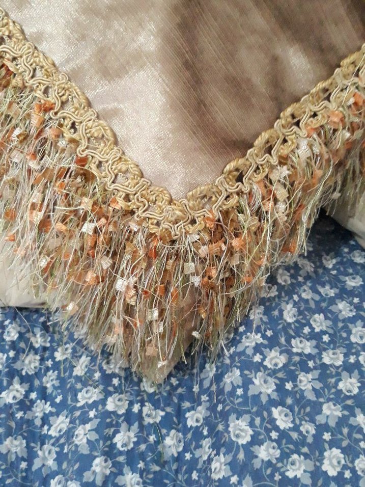 Nakışlı Bohem Bej Kırlent kılıfı - Görsel 3