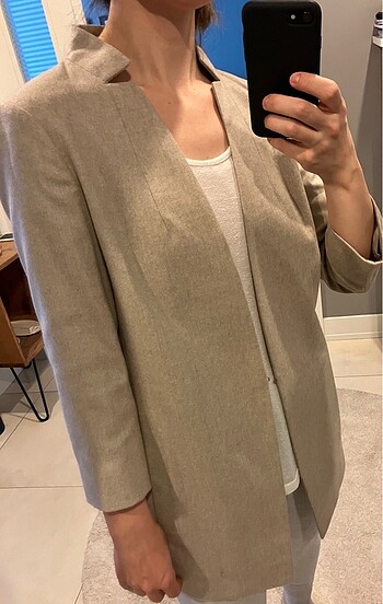 xs Beden ten rengi Renk Network etiketli yün blazer