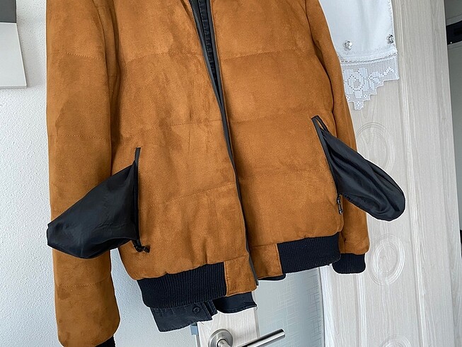 l/xl Beden çeşitli Renk Kışlık süet mont