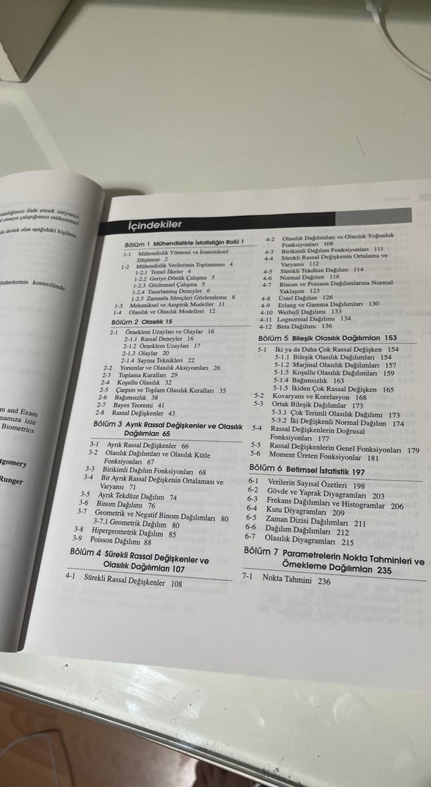 Mühendisler İçin Uygulamalı İstatistik ve Olasılık Kitabı - Görsel 2