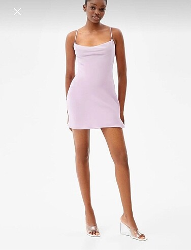 xs Beden Bershka mini elbise