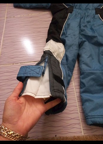 Kemerli Erkek Bebek Kış Tulumu - Görsel 3