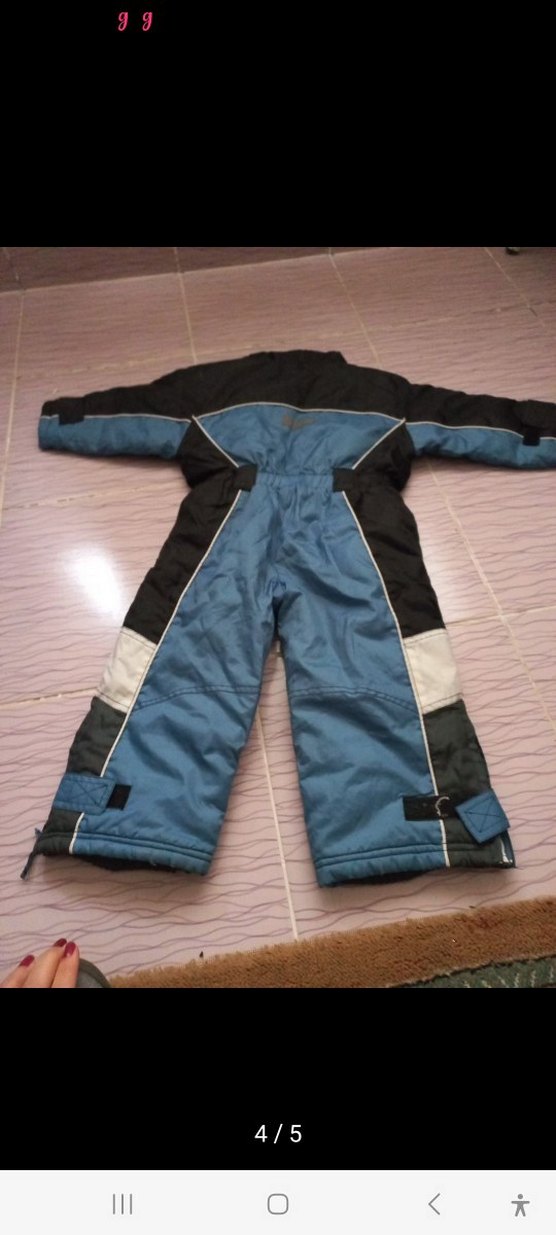 Kemerli Erkek Bebek Kış Tulumu - Görsel 2