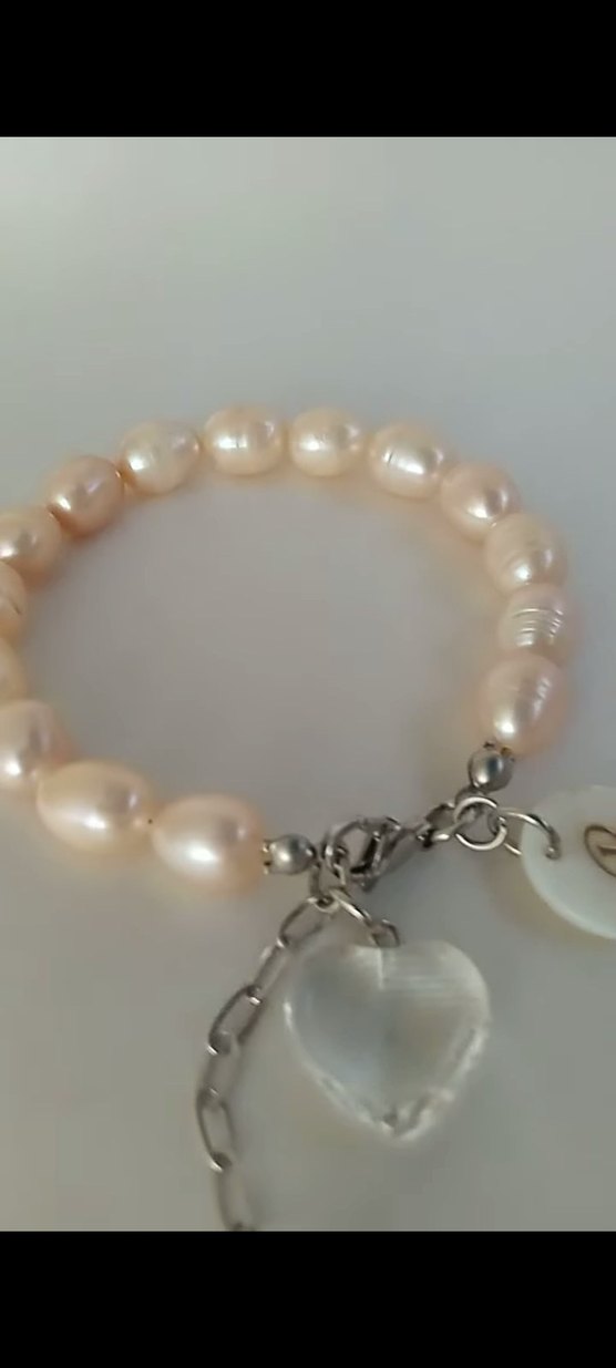 Gerçek somon renk arpa inci. - Görsel 2