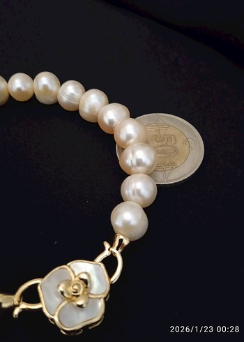 gerçek inci bileklik - Görsel 4