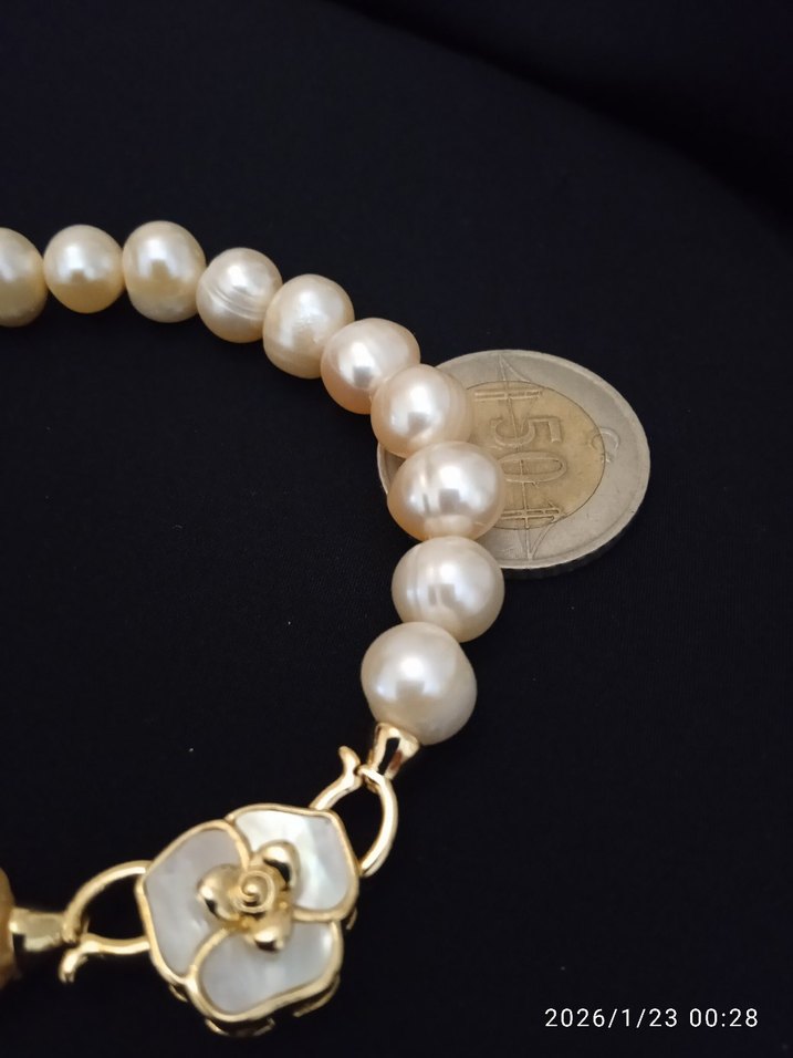 gerçek inci bileklik - Görsel 4