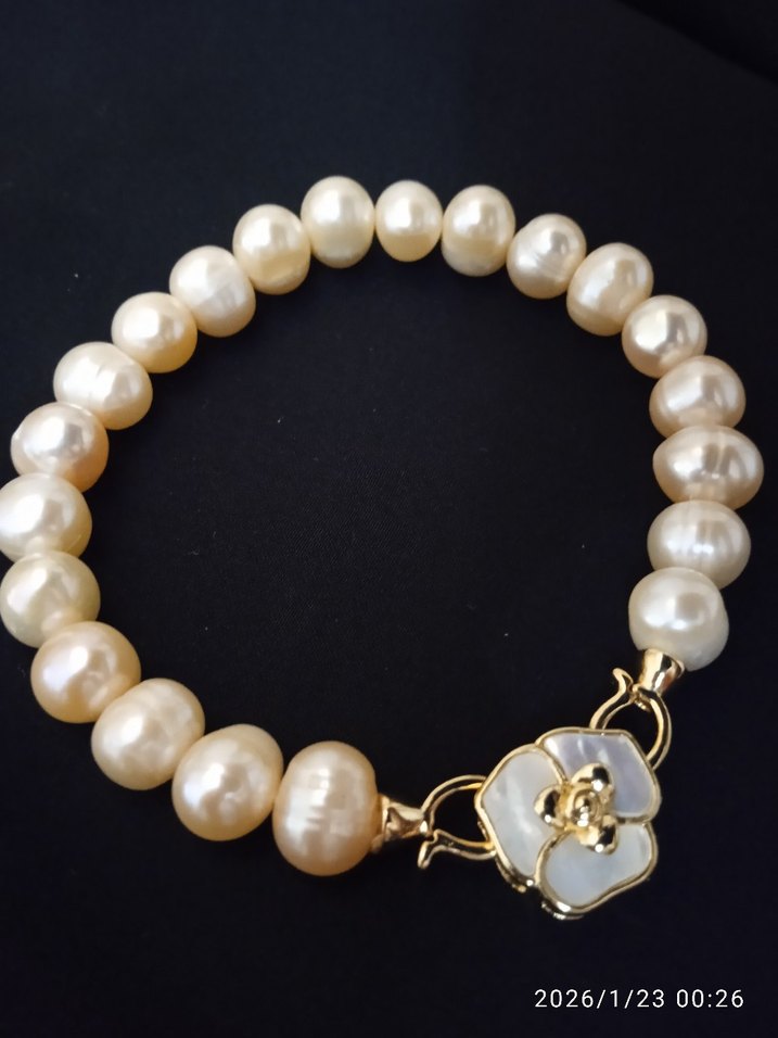 gerçek inci bileklik - Görsel 2
